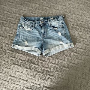 Old Navy, rolled Jean shorts